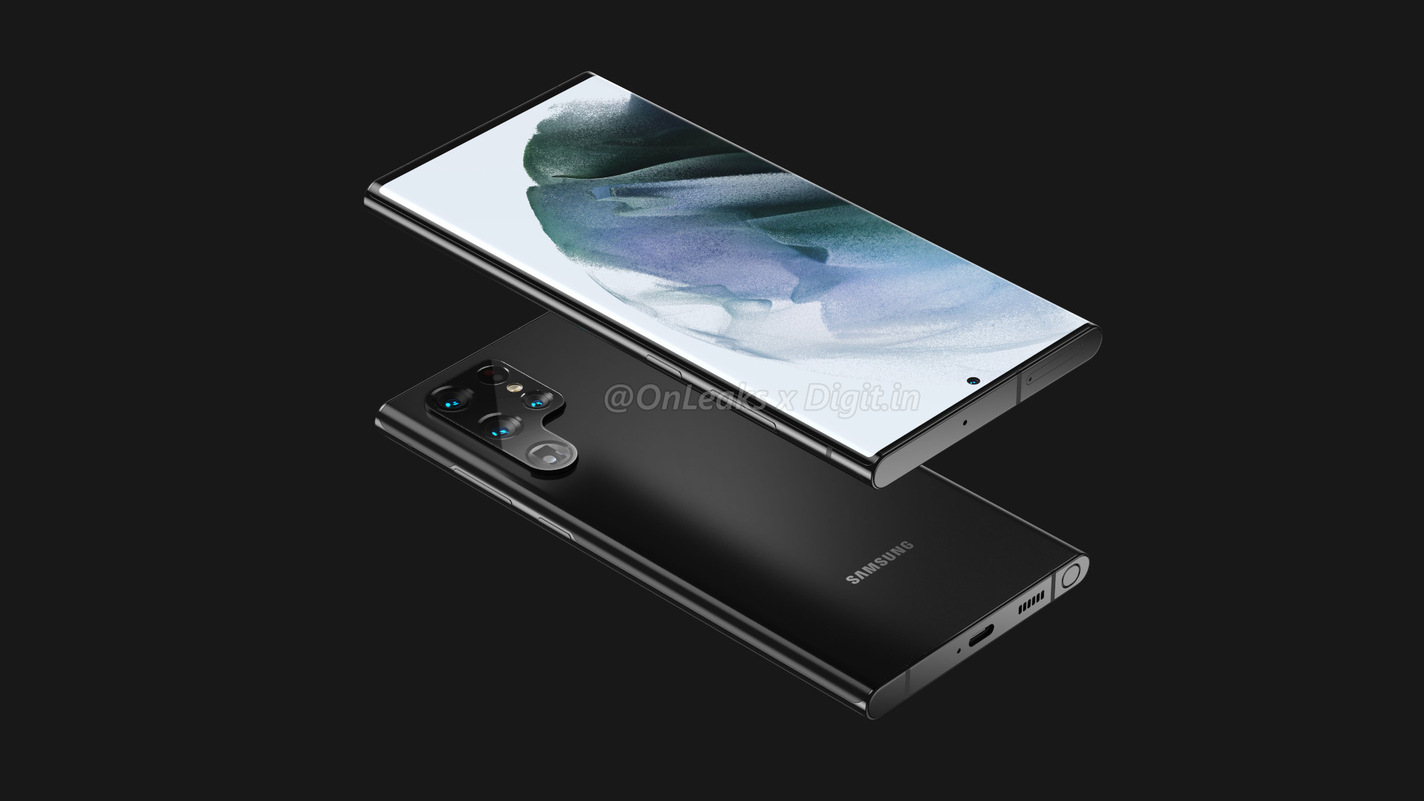 Samsung Galaxy S22 Ultra Render