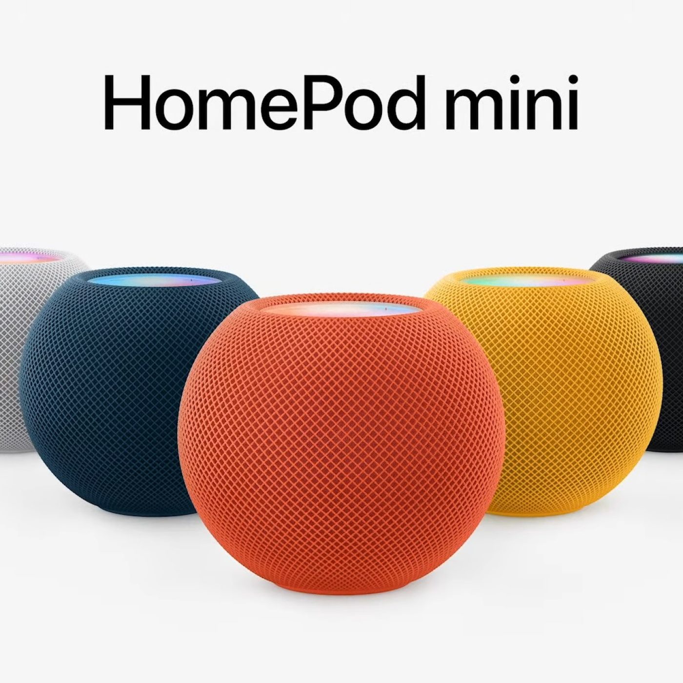 Apple introduces HomePod mini in new bold and expressive colors - Apple