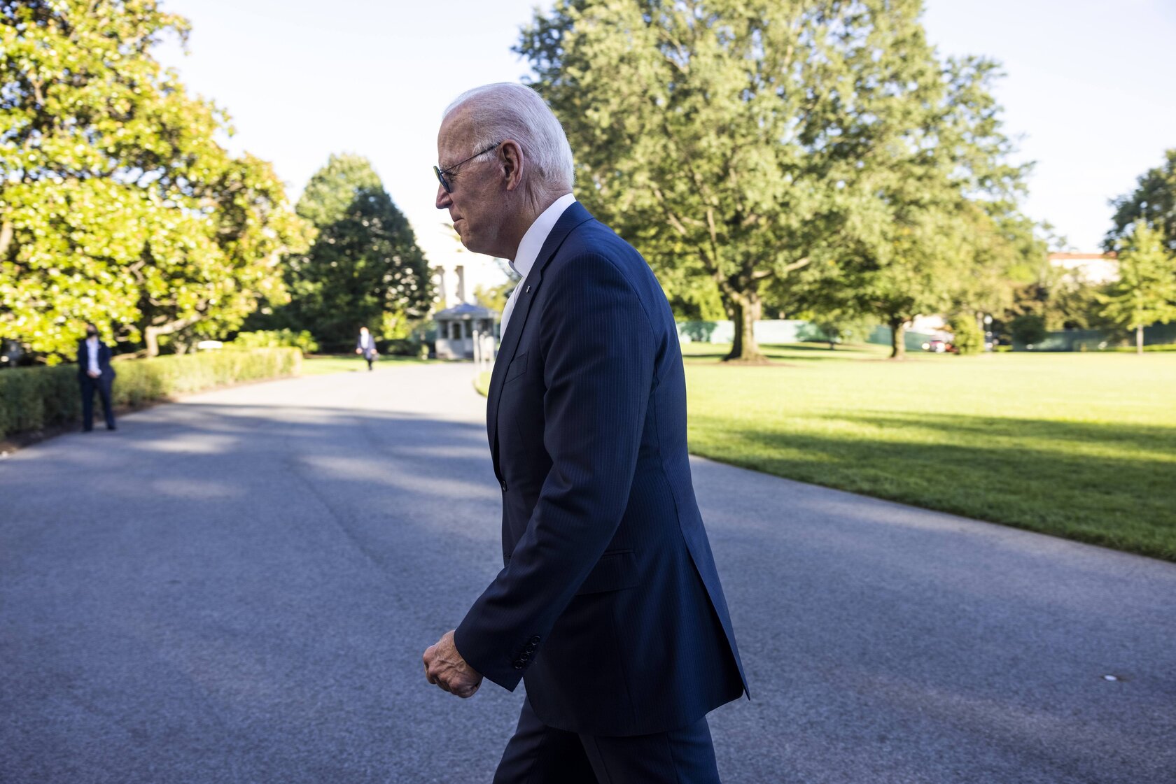 president joe biden walking