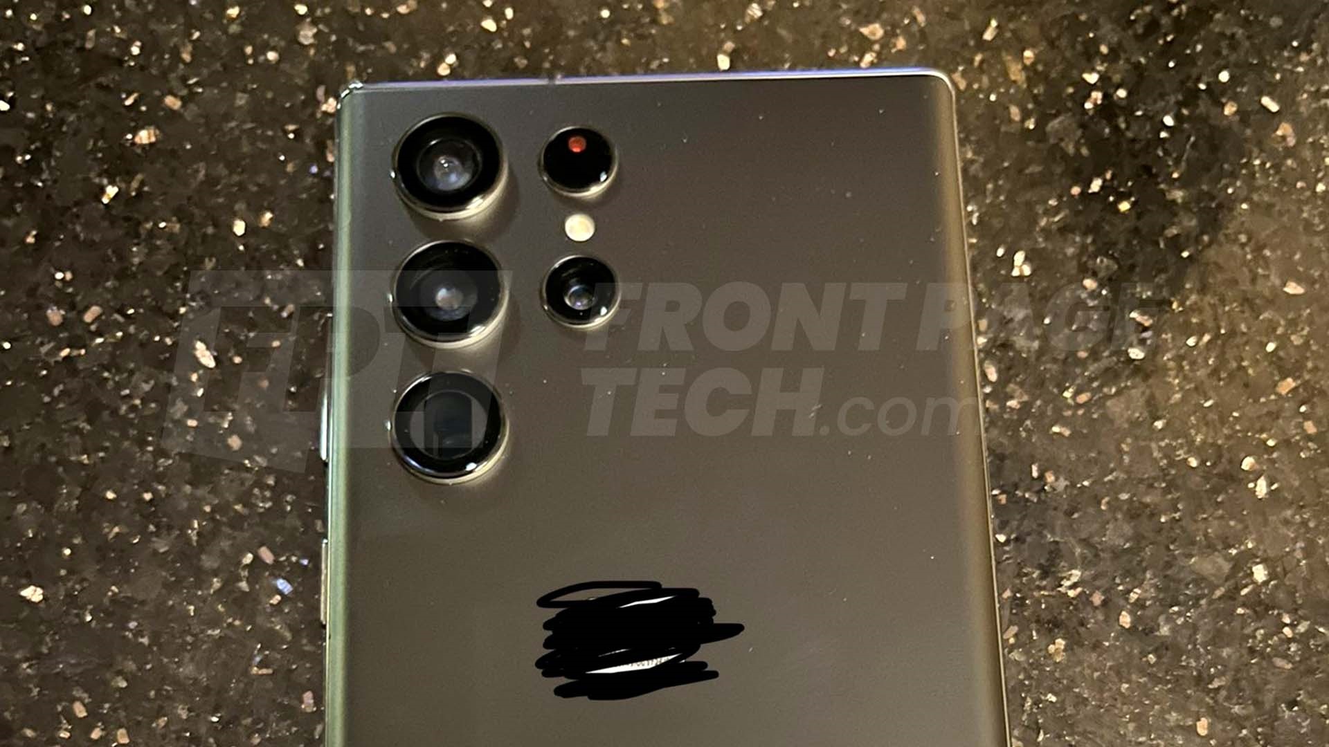 See the Galaxy S22 Ultra's new design in the first leaked live images