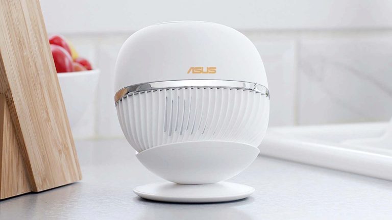 Asus PureGo detector on a counter