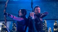 Kate Bishop and Clint Barton in Hawkeye