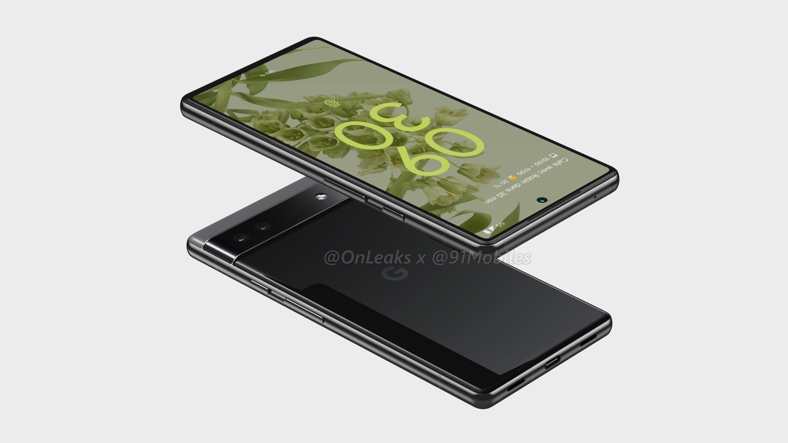 Render shows leaked Pixel 6a design.