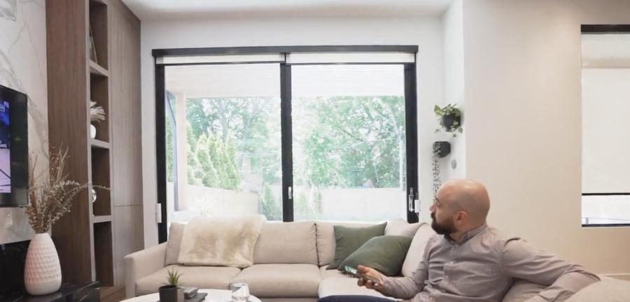 A home with RYSE SmartShade