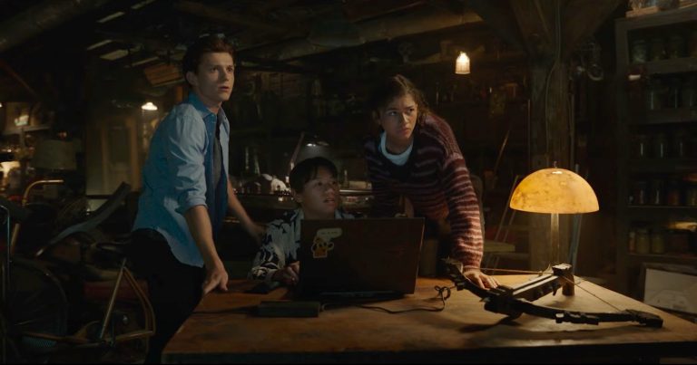 Peter Parker, Ned, and MJ in No Way Home trailer