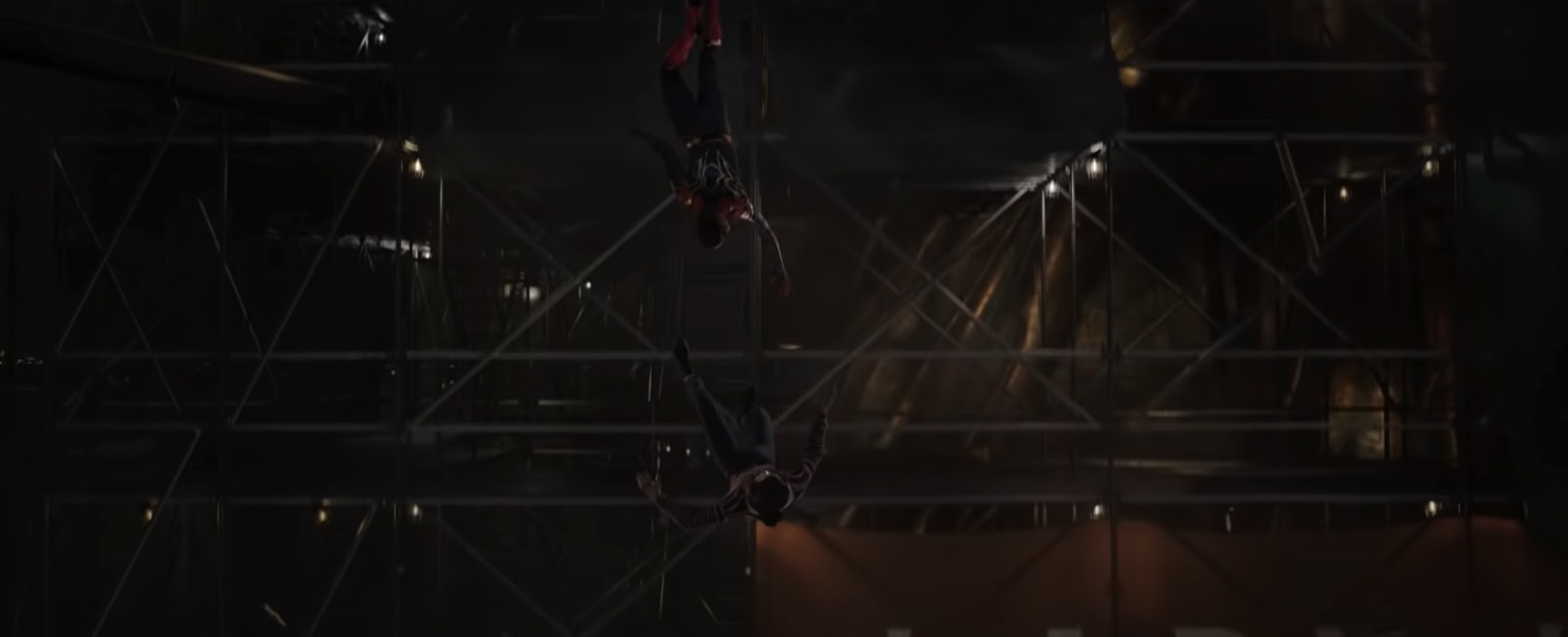 Spider-Man attempting to save MJ