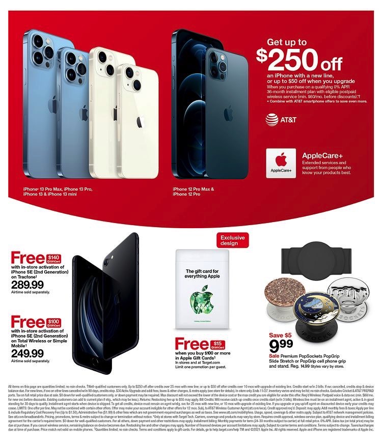 Page from Target Black Friday ad