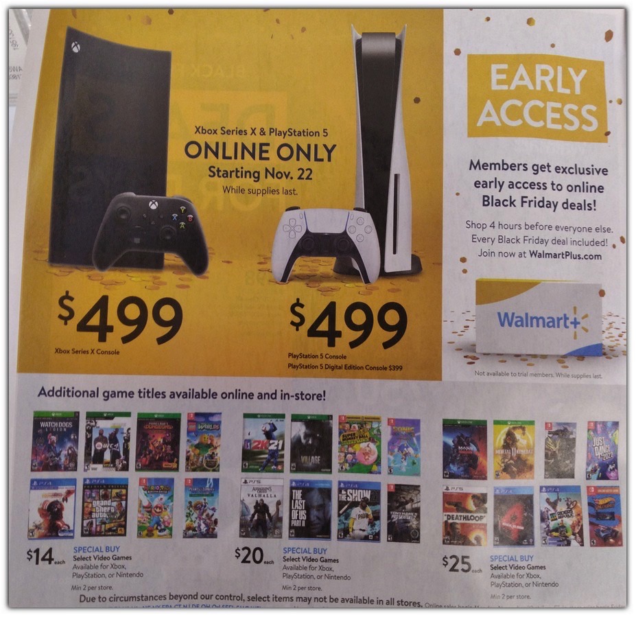 Walmart Black Friday ad 2021 reveals deals on iPhone 13, PS5, more