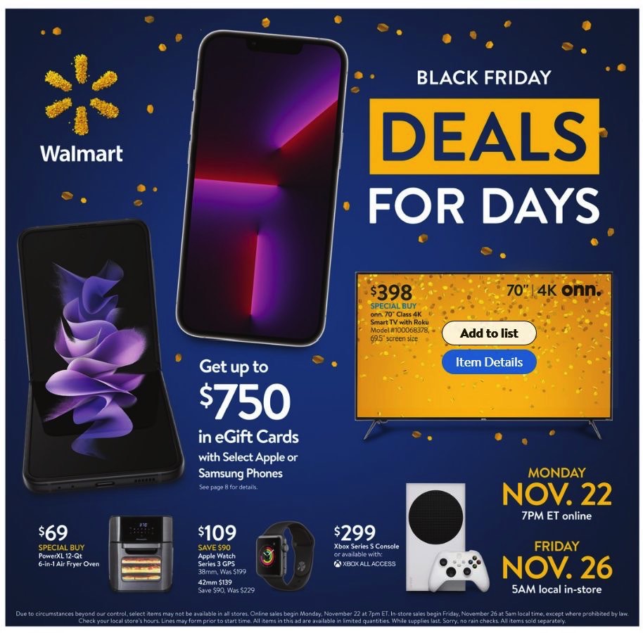 Walmart Black Friday ad 2021 reveals deals on iPhone 13, PS5, more BGR