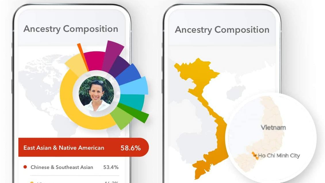 Seeing the screens for 23andMe