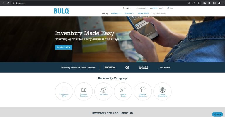 BULQ home page