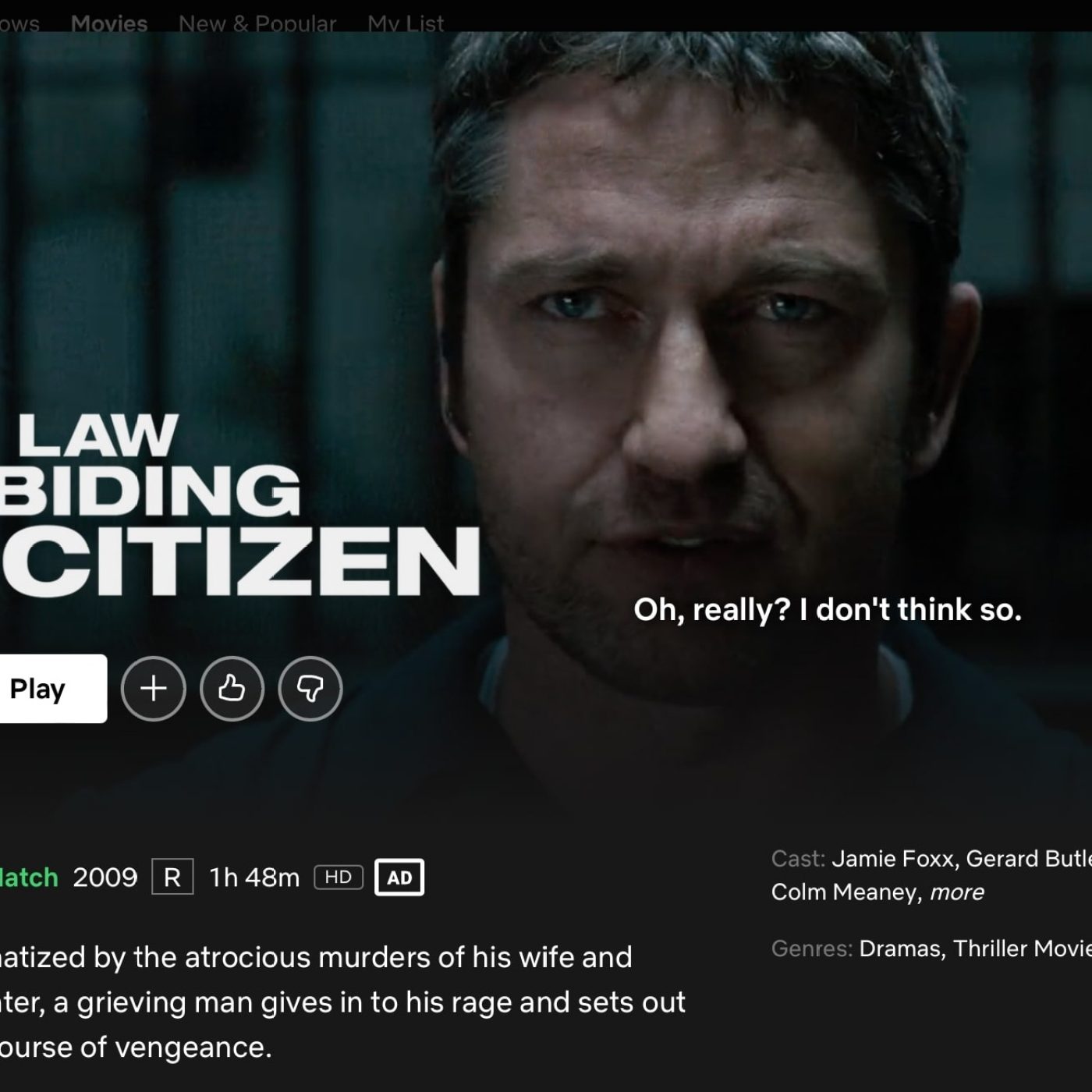 Law Abiding Citizen: Netflix fans are going wild over this forgotten  thriller