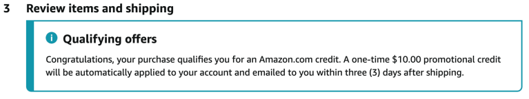 Amazon gift card promotion