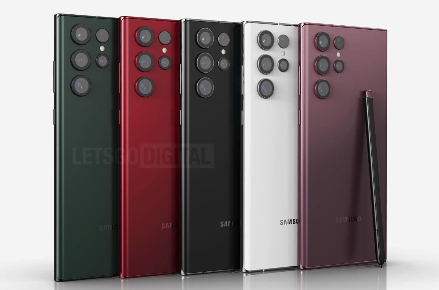 Galaxy S22 Ultra rumored color options