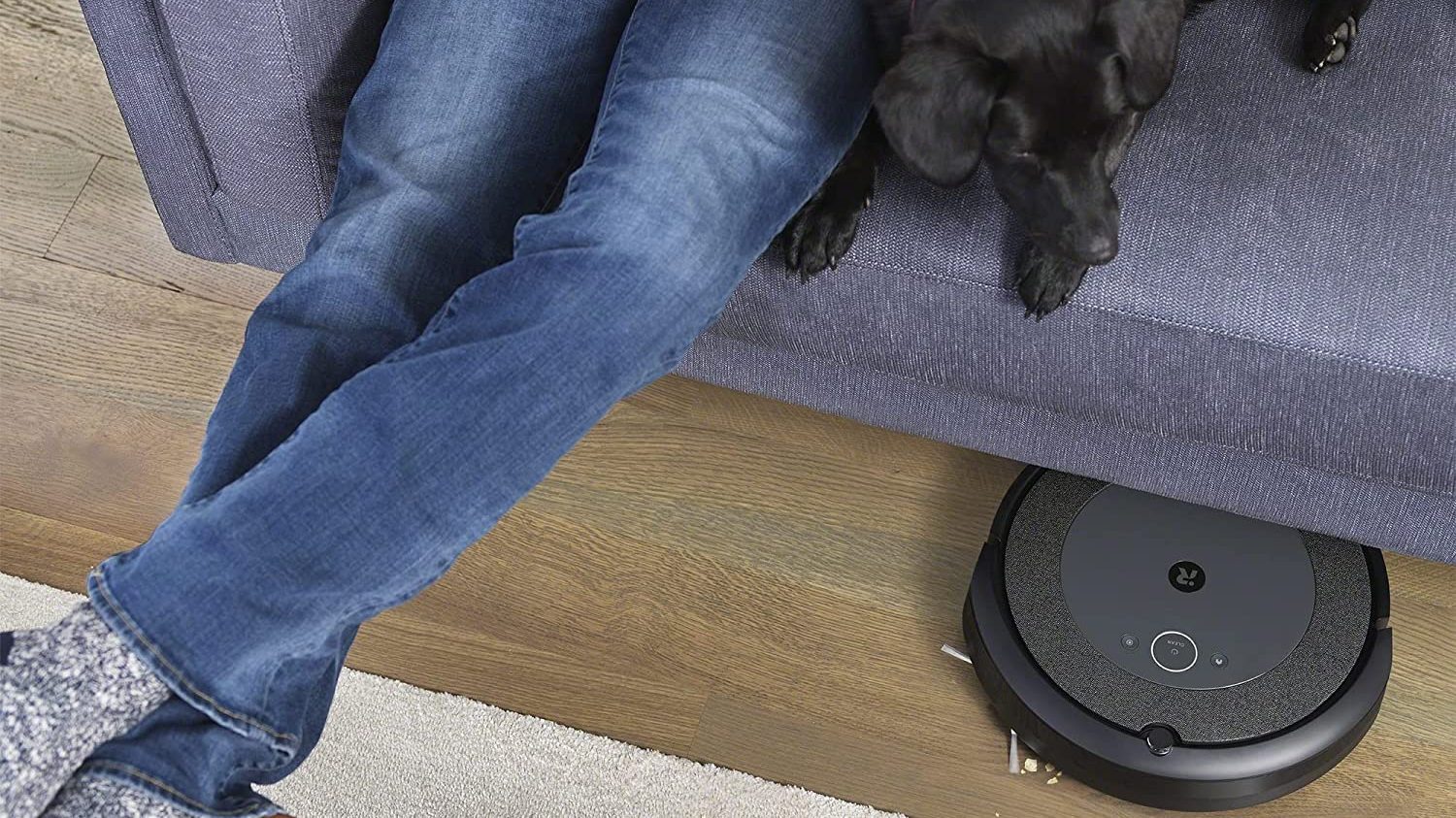 Showing how the vacuum can fit under a couch