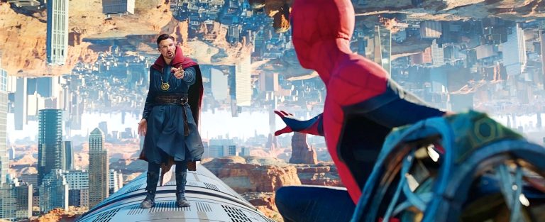 Doctor Strange and Spider-Man in No Way Home fight scene