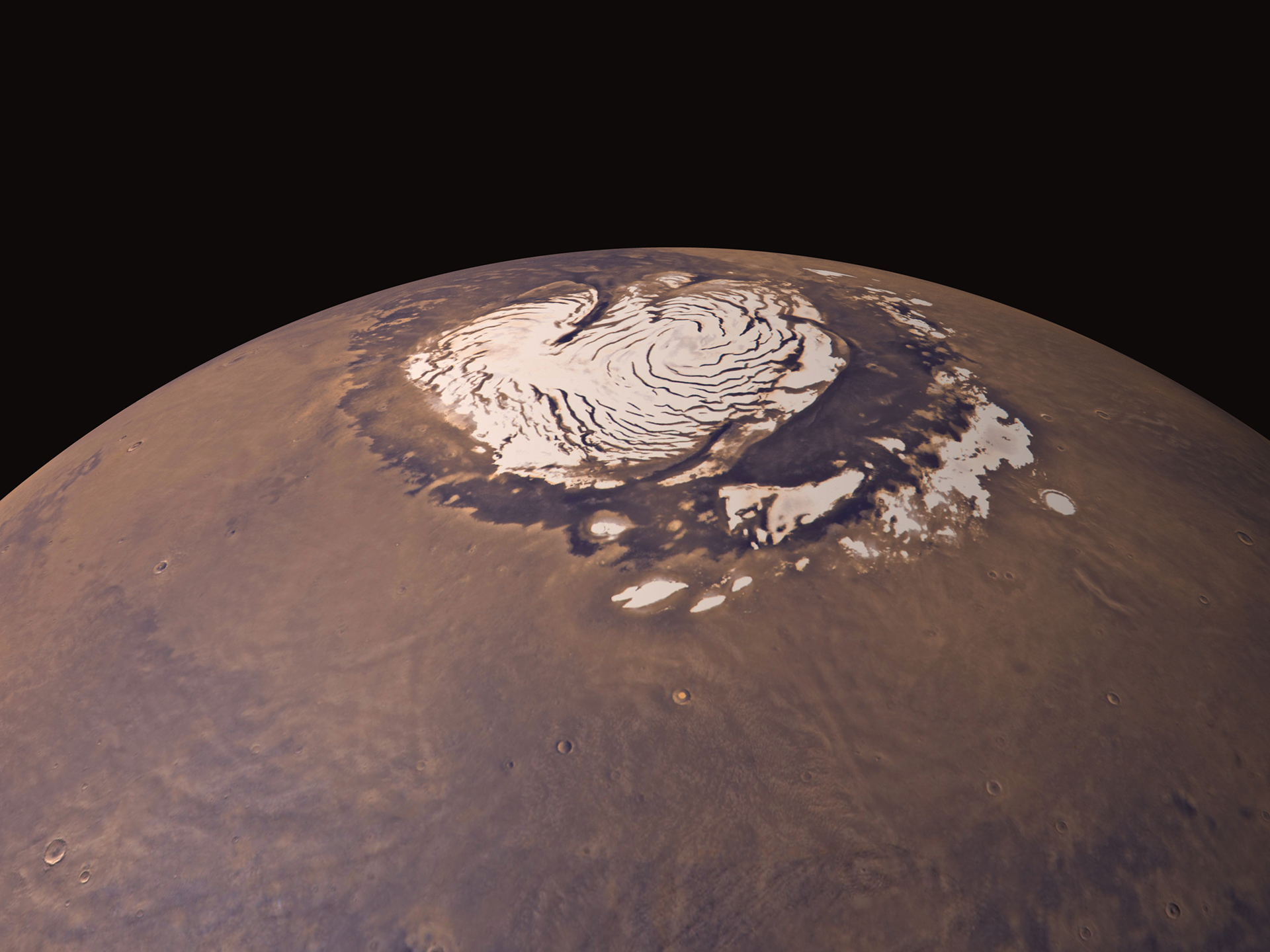 Mars North Pole