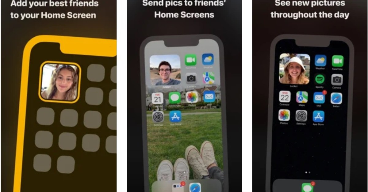 Locket app allows iPhone users to add their friends photos on the Home  Screens