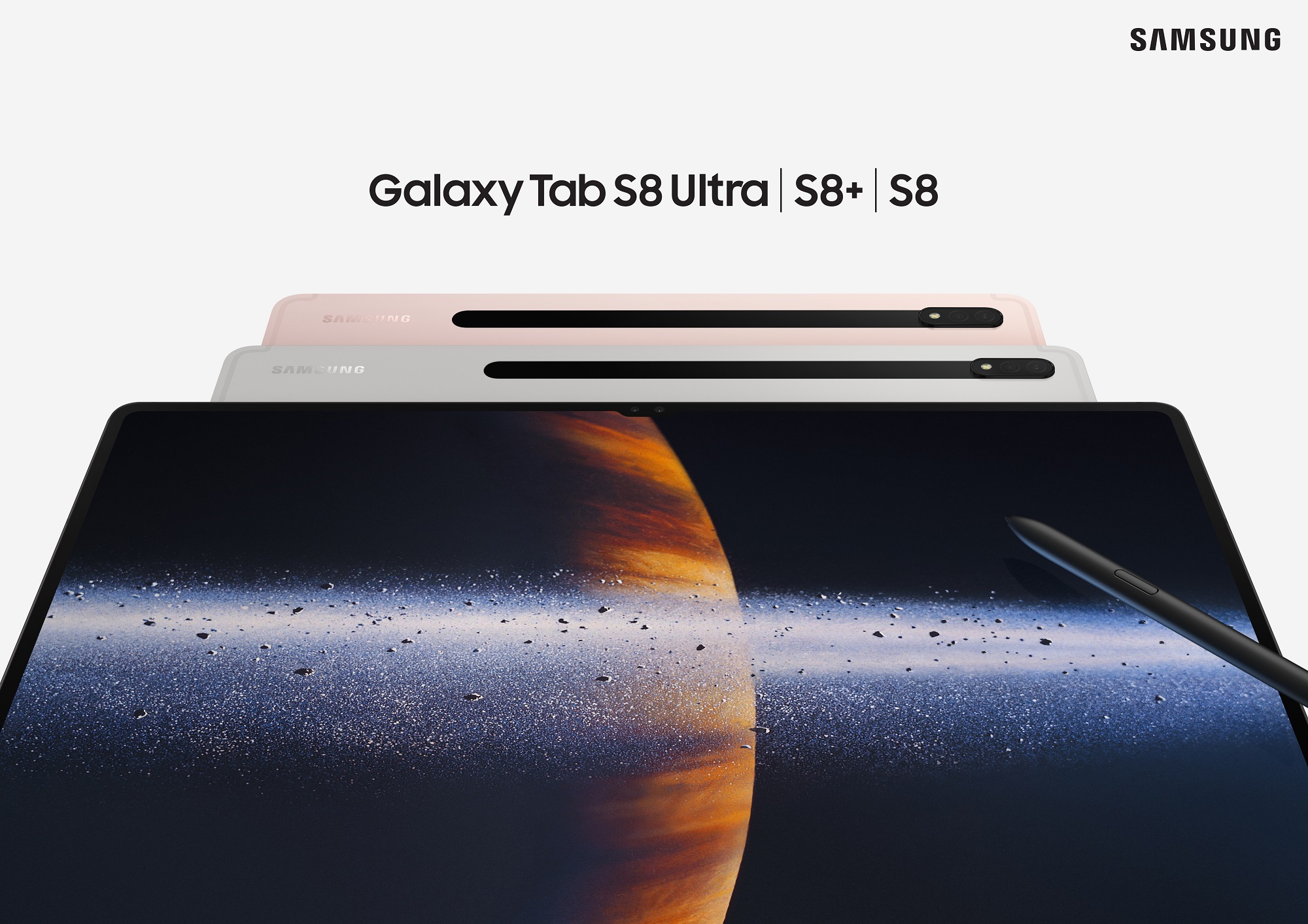 Samsung revealed the Galaxy Tab S8 series at Galaxy Unpacked 2022.