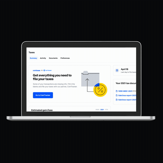 Coinbase cryptocurrency tax tool