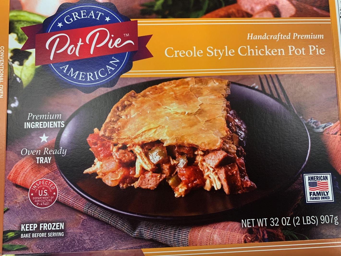 Great American Cobbler chicken pot pie recall