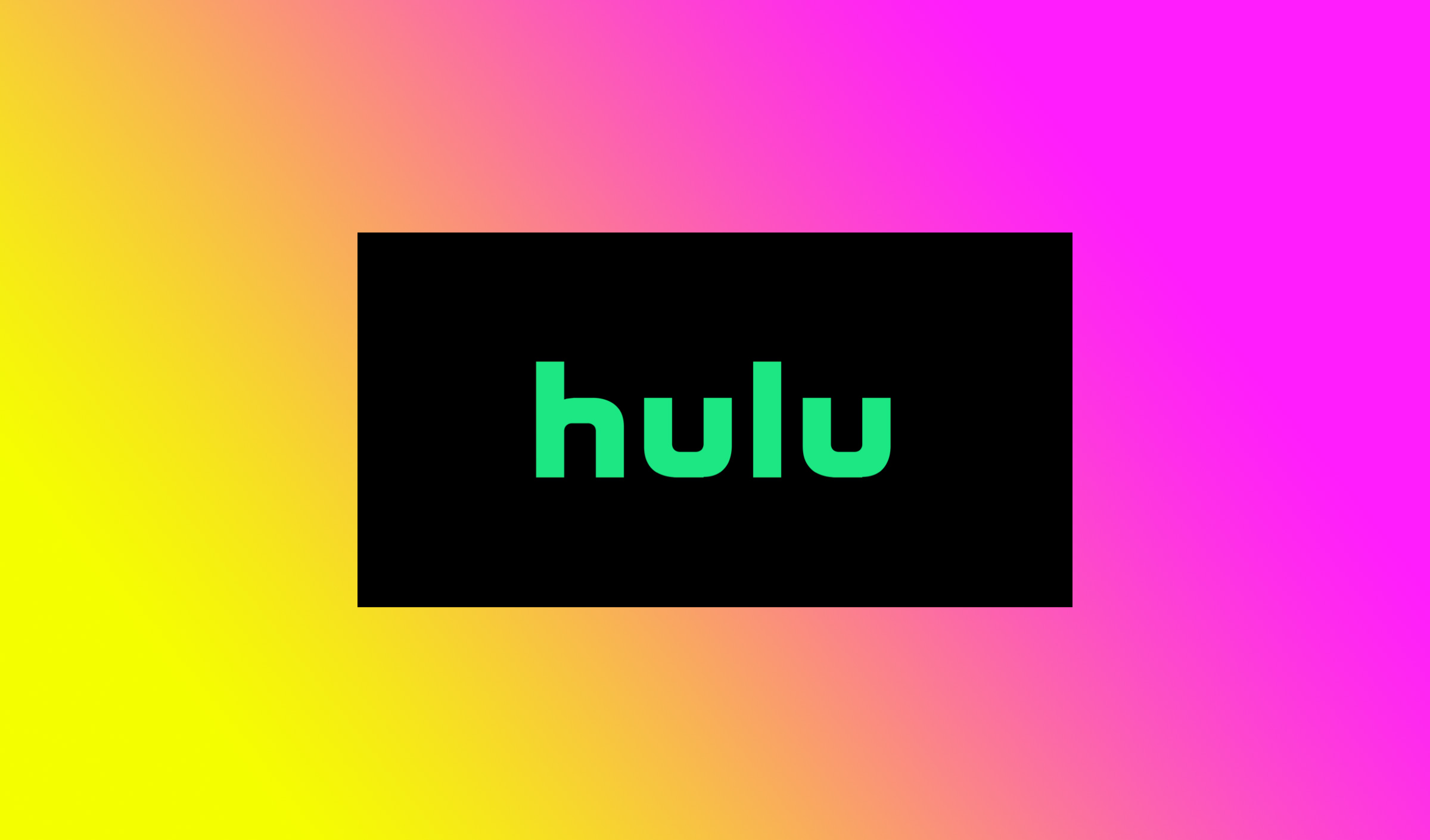 hulu logo black
