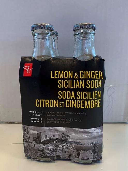 Lemon & Ginger Sicilian Soda recall