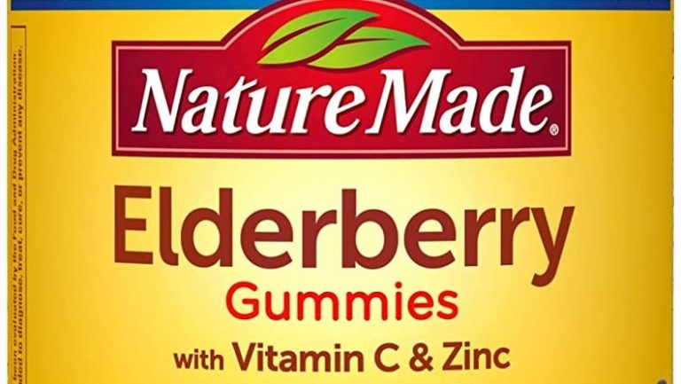 The label of a bottle of gummies