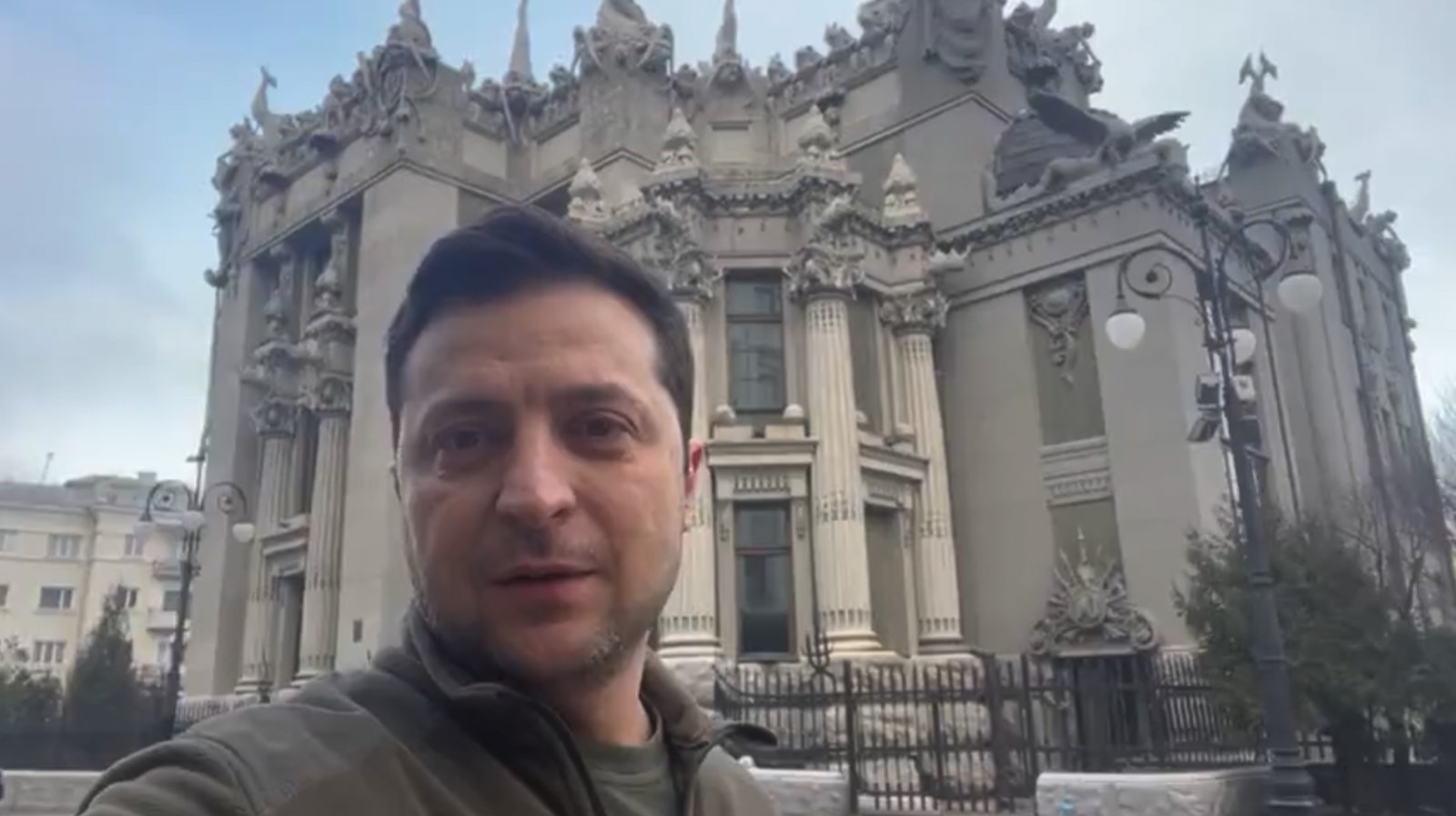 Ukraine President Volodymyr Zelenskyy addresses the world on social media