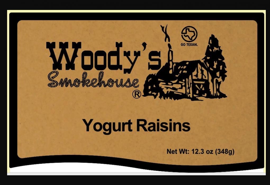 Woody's Smokehouse Yogurt Raisins recall