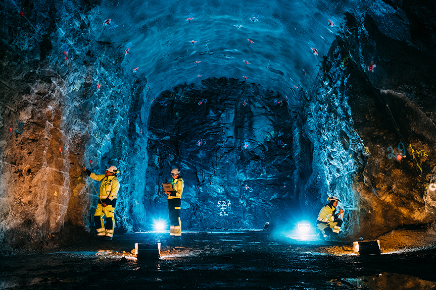 permanent nuclear disposal site underground