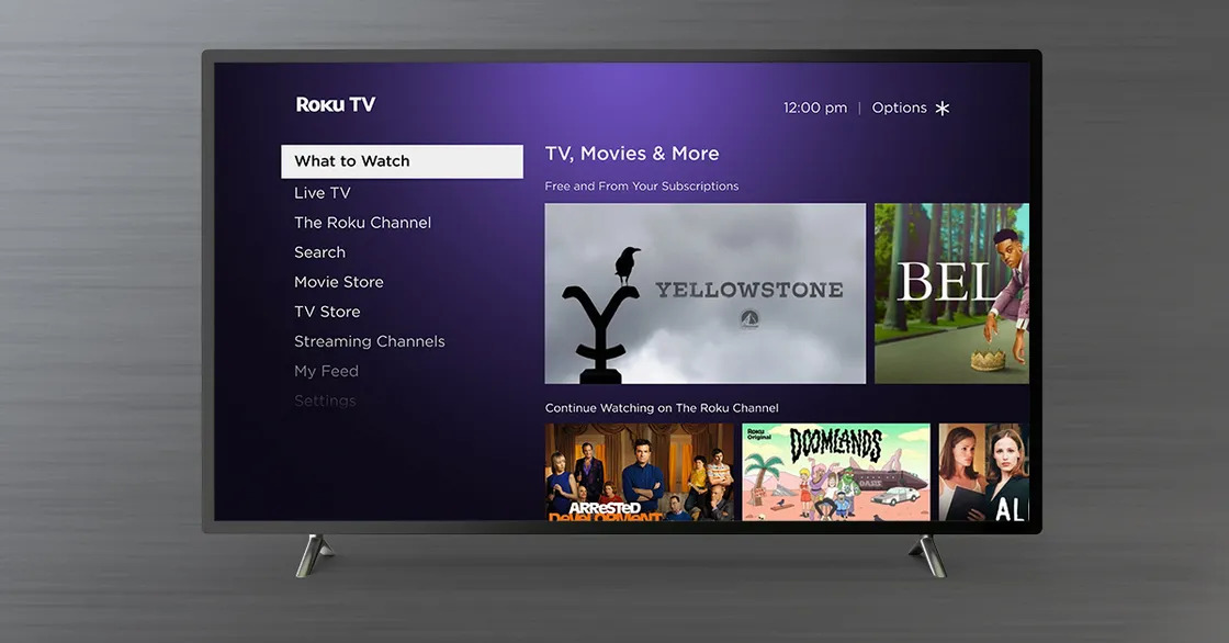 Roku's new What to Watch section in OS 11.