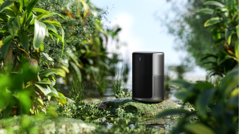 Dreo air purifier sale An air purifier outside