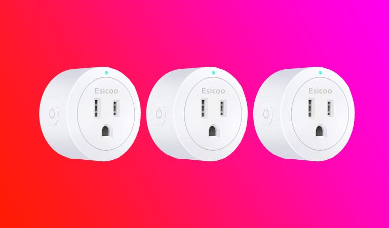 Esicoo Wi-Fi Smart Plugs with Alexa and Google