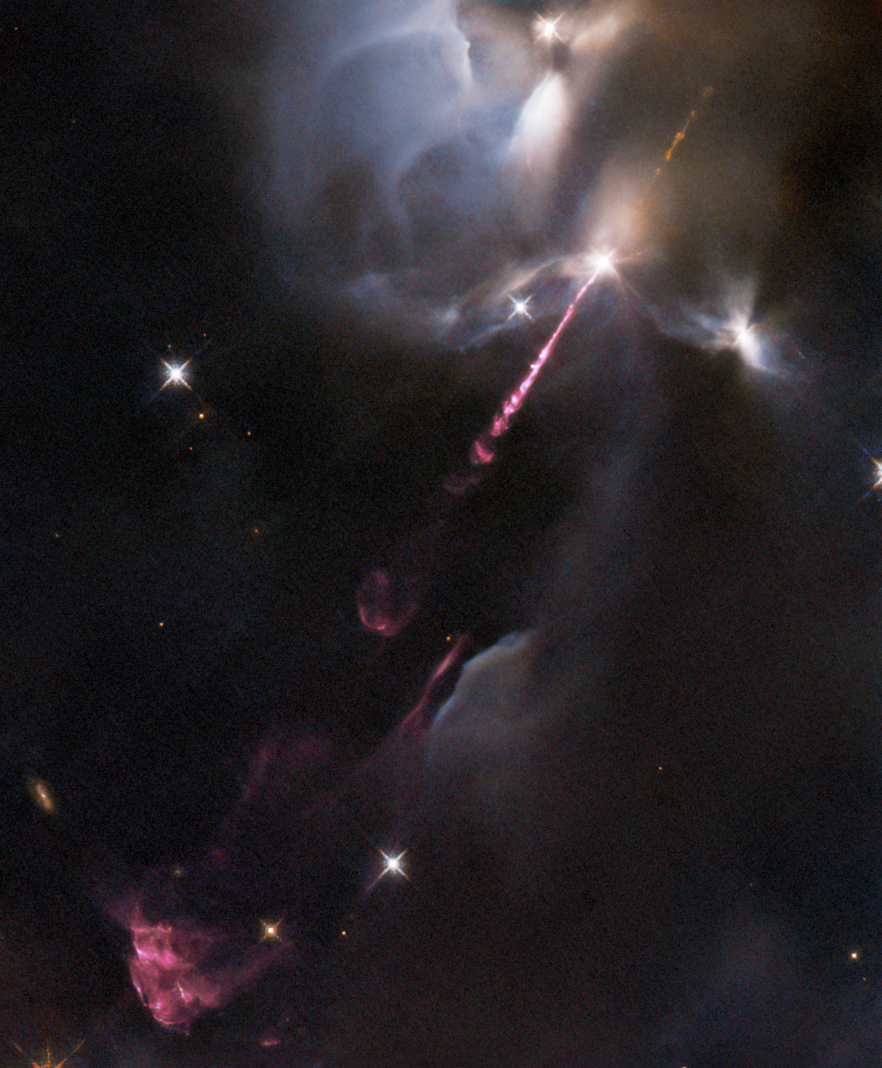 outburst from young star in Orion Nebula