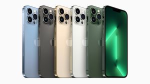 iPhone 13 Pro color options.