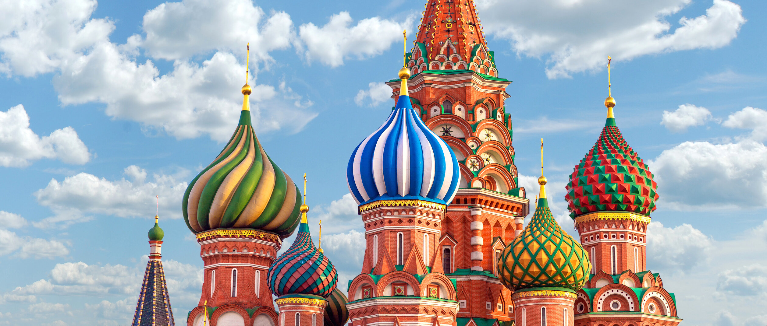 St. Basil cathedral in Red Square in Moscow, Russia