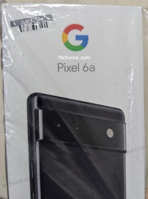 google pixel 6a retail box leak