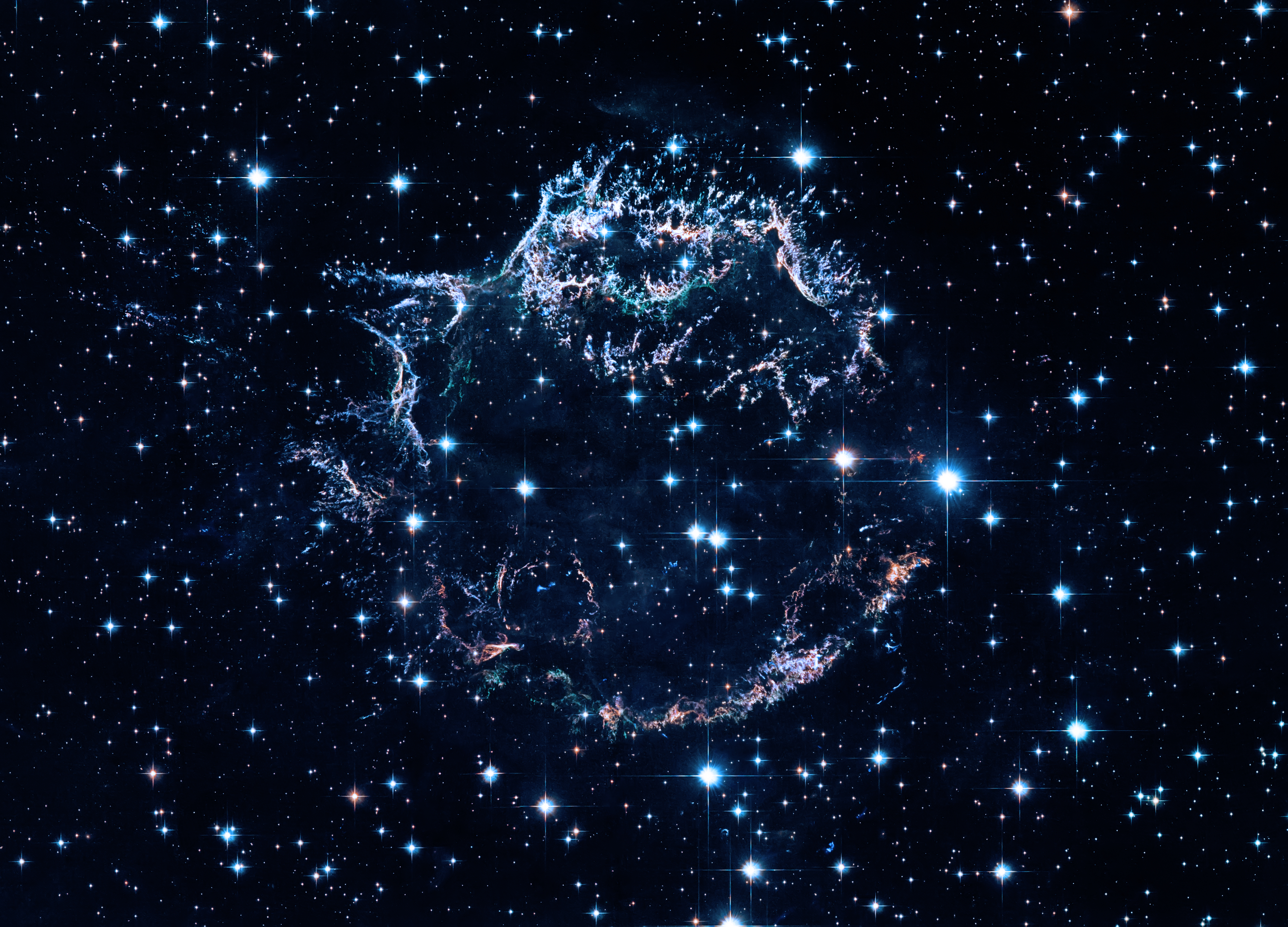 reverse shock supernova at Cassiopeia A