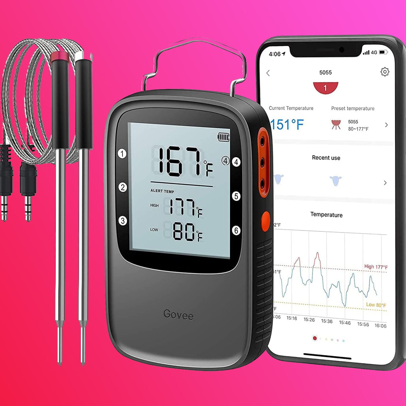 This Smartphone-Paired Thermometer Helps You Cook Meat Perfectly