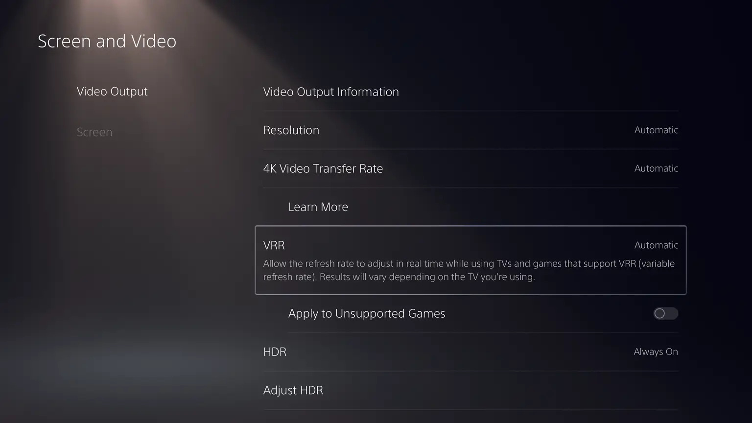 PS5 VRR support is rolling out globally this week.