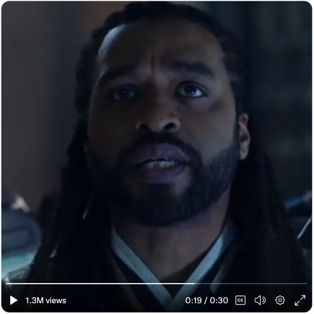 Mordo (Chiwetel Ejiofor) informing Doctor Strange (Benedict Cumberbatch) of the Illuminati - Twitter TV spot version.