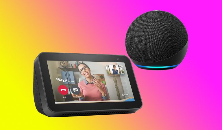 Amazon Echo Show 5 and Echo Dot