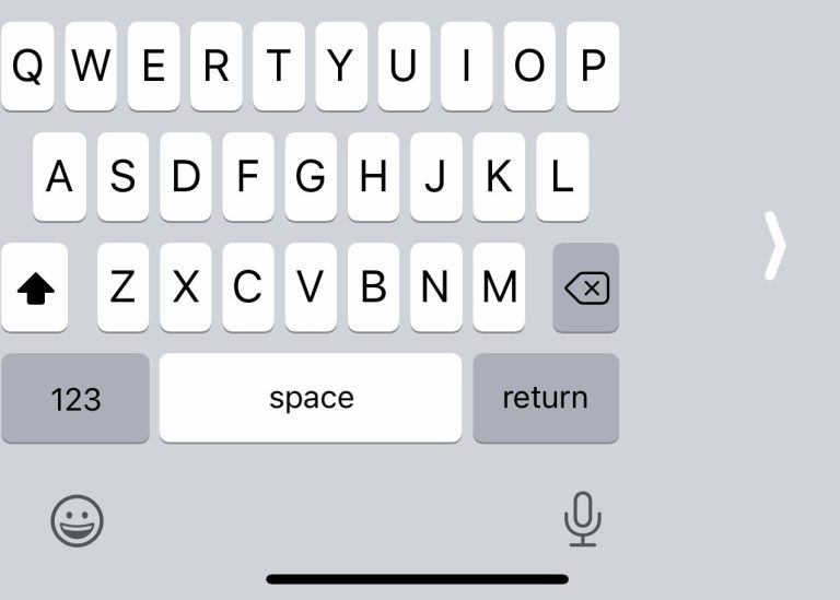 iphone keyboard asterisk
