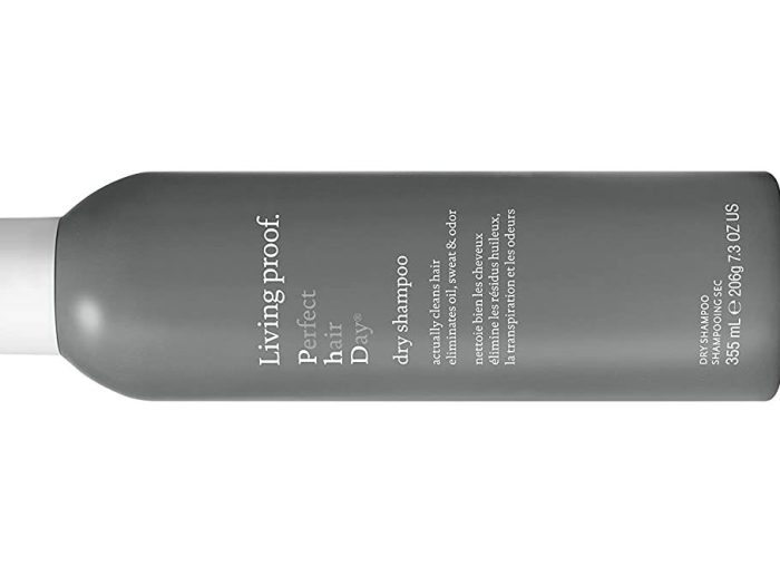 A look at a bottle of dry shampoo