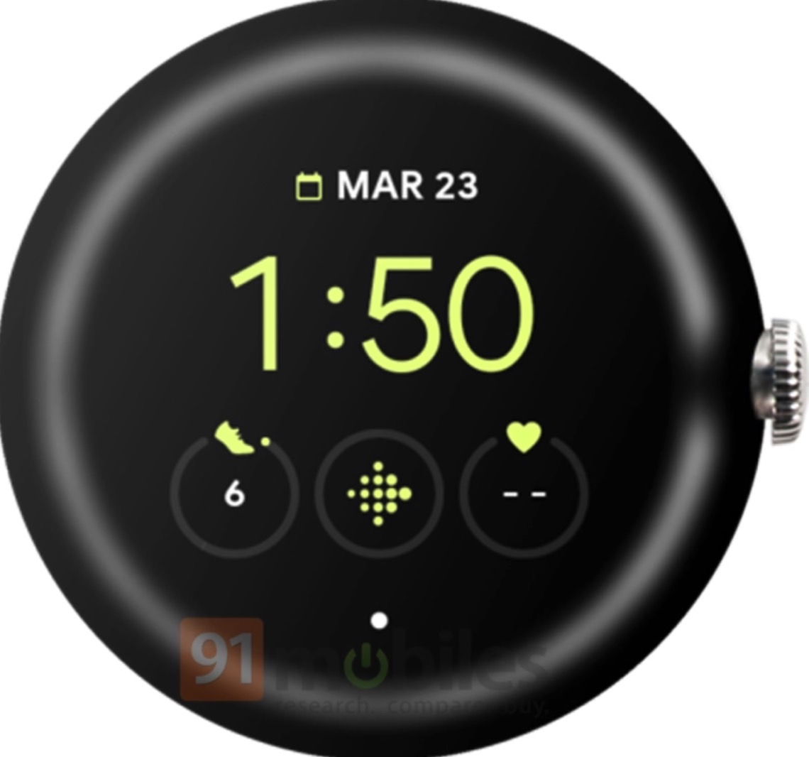 Pixel Watch watchface leaked