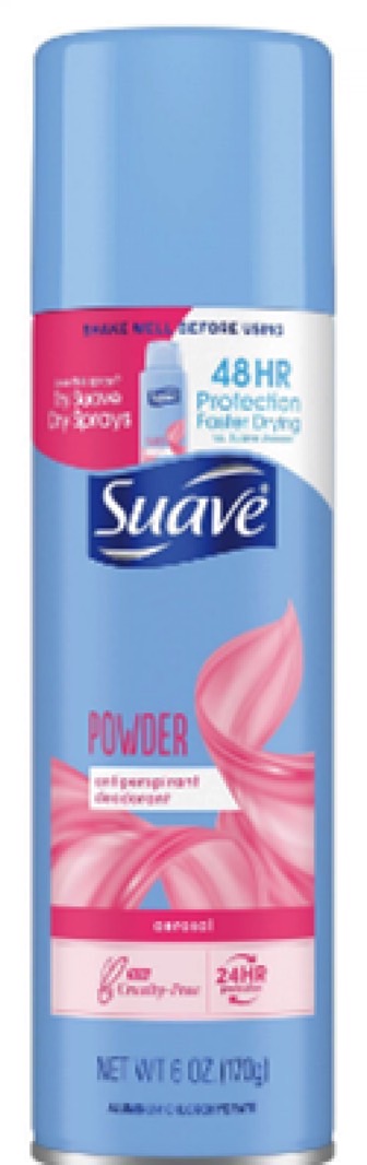 Unilever deodorant recall: Suave Powder