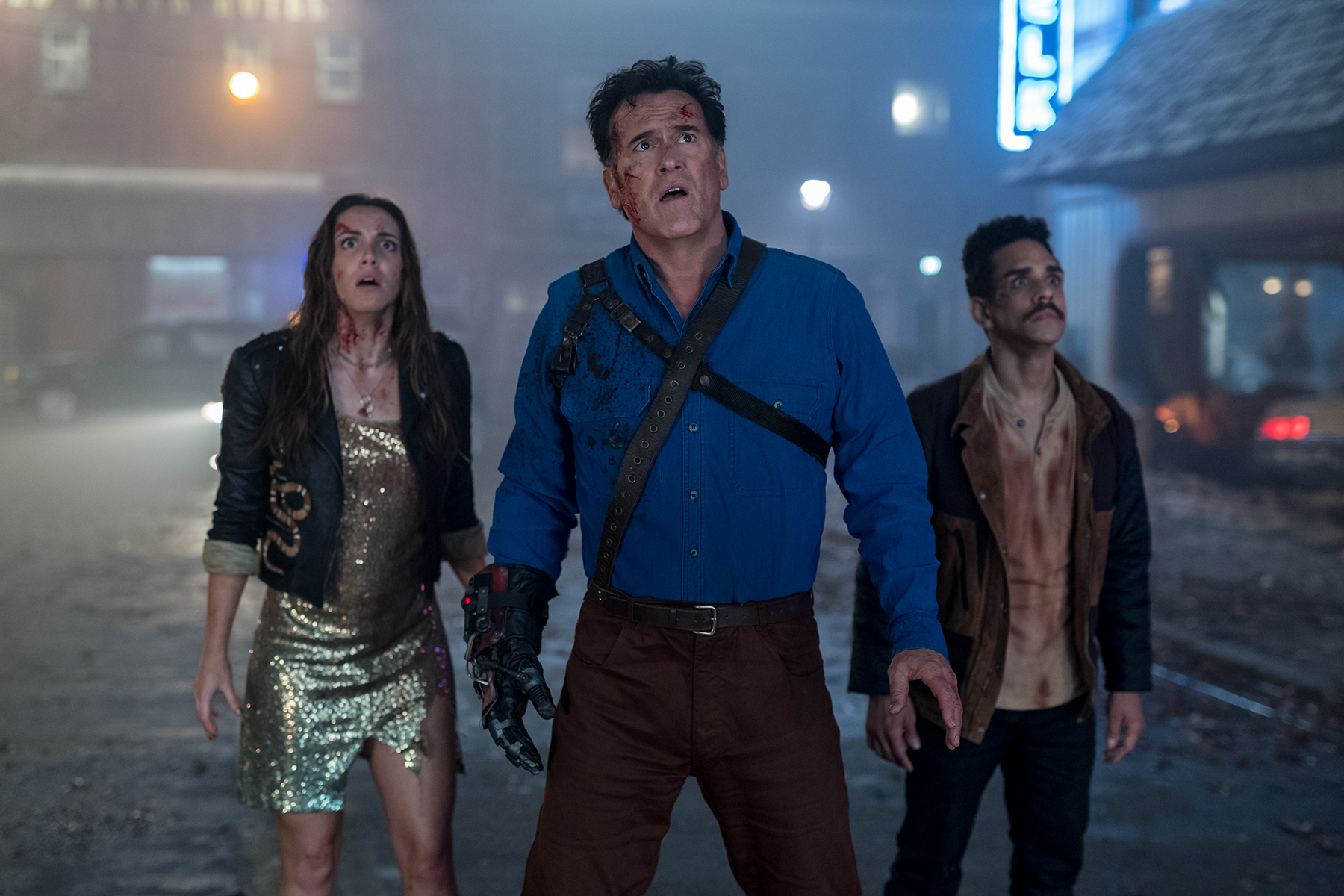 Bruce Campbell in Ash vs. Evil Dead on Starz.