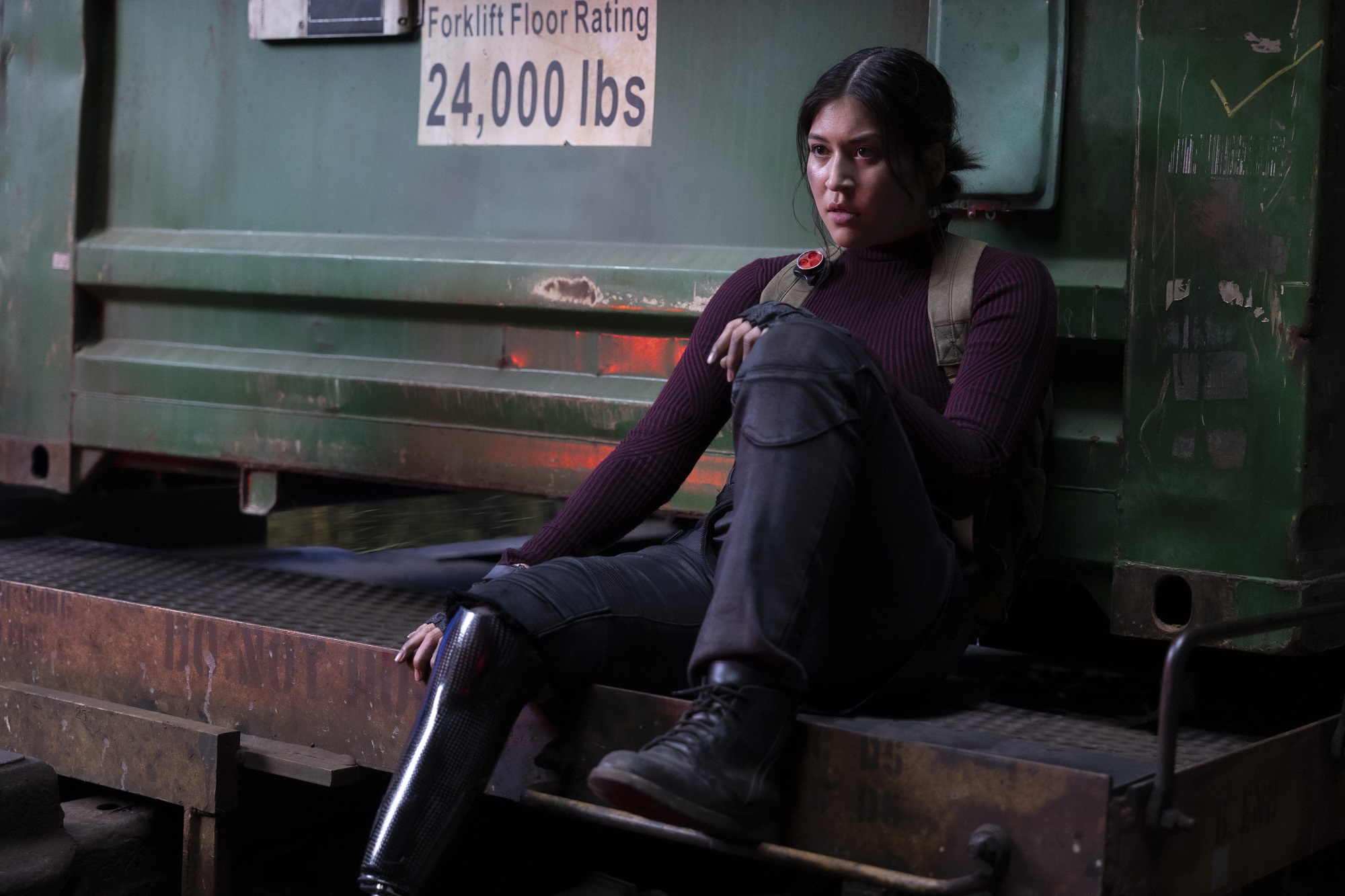 Alaqua Cox as Maya Lopez in Marvel Studios' Echo, exclusively on Disney+.