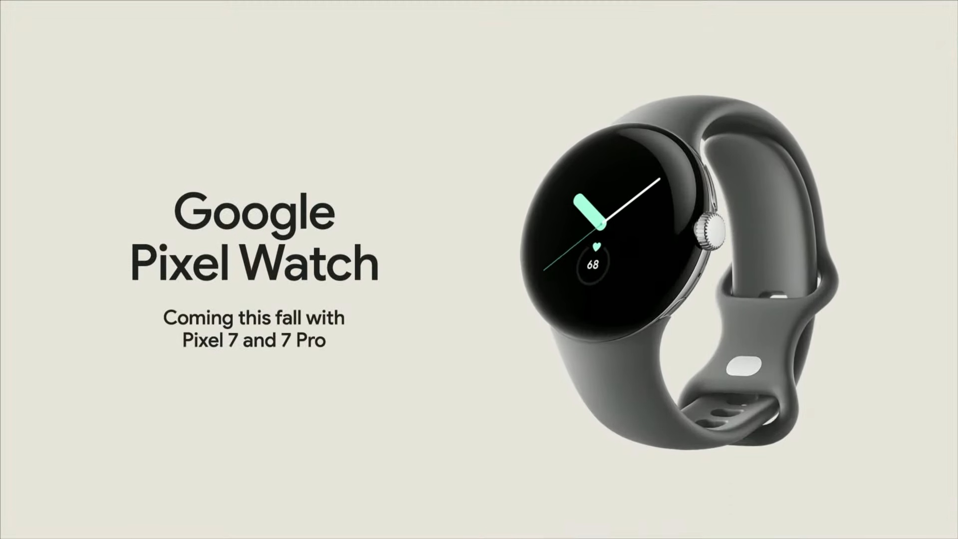 Google's Pixel Watch launches this fall.